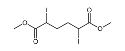 2,5-diiodo-adipic acid dimethyl ester结构式