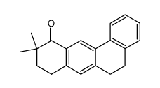 10,10-Dimethyl-5,6,8,9,10,11-hexahydro-benzanthracen-11-on结构式