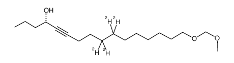 (S)-(-)-[9,9,10,10-2H4]-17,19-dioxa-5-icosyn-4-ol Structure