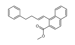 1-(4-phenyl-but-1-enyl)-naphthalene-2-carboxylic acid methyl ester结构式
