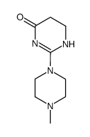 2-(4-Methyl-1-piperazinyl)-5,6-dihydro-4(1H)-pyrimidinon结构式
