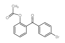 2-ACETOXY-4'-BROMOBENZOPHENONE结构式