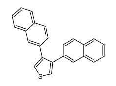 3,4-DI-NAPHTHALEN-2-YL-THIOPHENE structure