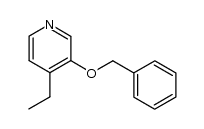 3-Benzyloxy-4-ethylpyridine结构式