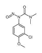 1-(3-chloro-4-methoxyphenyl)-3,3-dimethyl-1-nitrosourea Structure