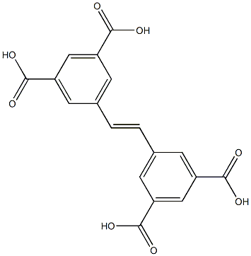 5,5'-(ethene-1,2-diyl)diisophthalic acid structure