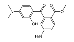 methyl 4-amino-2-(4-(dimethylamino)-2-hydroxybenzoyl)benzoate Structure