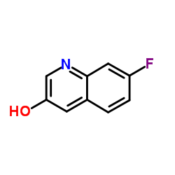 7-氟喹啉-3-醇结构式