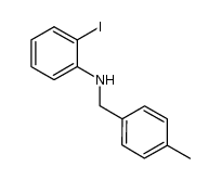 2-iodo-N-(4-methylbenzyl)aniline Structure