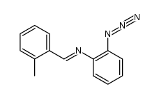 (E)-2-azido-N-(2-methylbenzylidene)aniline结构式