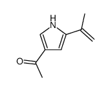Ethanone, 1-[5-(1-methylethenyl)-1H-pyrrol-3-yl]- (9CI) Structure