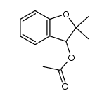 3-acetoxy-2,2-dimethyl-2,3-dihydro-benzofuran Structure
