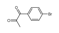 1-(4-bromophenyl)-1,2-propanedione Structure