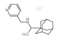 (1-Adamantan-1-yl-ethyl)-pyridin-3-yl-methyl-amine hydrochloride结构式