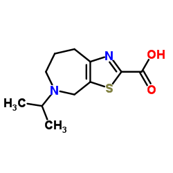 5-Isopropyl-5,6,7,8-tetrahydro-4H-[1,3]thiazolo[5,4-c]azepine-2-carboxylic acid Structure