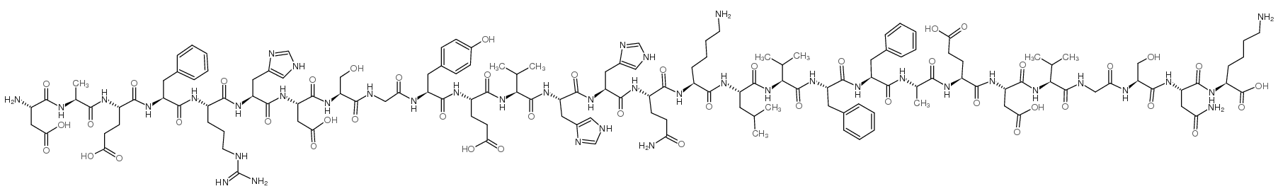 (Gln11)-Amyloid β-Protein (1-28) trifluoroacetate salt Structure