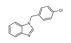 1-(4-chlorobenzyl)-1H-benzo[d]imidazole结构式