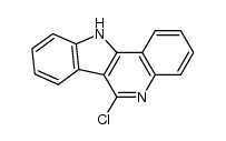 6-Chlor-11H-indolo<3,2-c>chinolin Structure