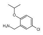 (5-chloro-2-isopropoxybenzyl)amine(SALTDATA: HCl) structure