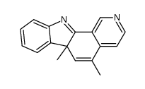5,6a-dimethyl-6aH-pyrido[3,4-a]carbazole Structure