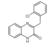 3-o-chlorobenzyl-2(1H)-quinoxalinone结构式
