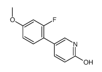 5-(2-fluoro-4-methoxyphenyl)-1H-pyridin-2-one Structure