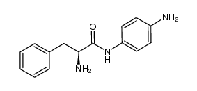 L-phenylalanine amide of p-phenylenediamine Structure