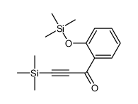 3-trimethylsilyl-1-(2-trimethylsilyloxyphenyl)prop-2-yn-1-one Structure