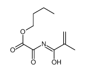 butyl 2-(2-methylprop-2-enoylamino)-2-oxoacetate Structure
