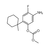 5-AMINO-4-FLUORO-2-(1-METHYLCYCLOHEXYL)PHENYL METHYL CARBONATE picture