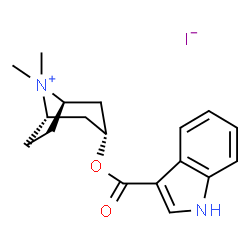 3-TROPANYL-INDOLE-3-CARBOXYLATE METHIODIDE structure