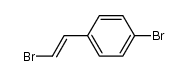 1‐bromo‐4‐[(E)‐2‐bromoethenyl]benzene结构式