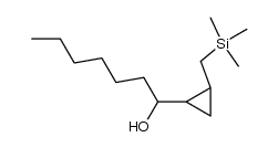 1-(2-((trimethylsilyl)methyl)cyclopropyl)heptan-1-ol结构式