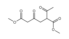 dimethyl 2-acetyl-4-oxohexanedioate Structure