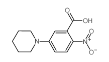 2-NITRO-5-PIPERIDINOBENZENECARBOXYLIC ACID Structure