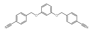 4-[[3-[(4-cyanophenyl)methoxy]phenoxy]methyl]benzonitrile结构式