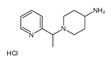 1-(1-(pyridin-2-yl)ethyl)piperidin-4-amine hydrochloride结构式