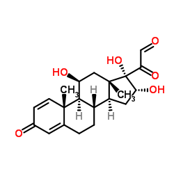 21-Dehydro-16α-hydroxy Prednisolone structure