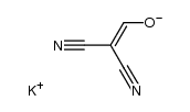 formyl-malononitrile, potassium-salt Structure