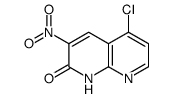 5-chloro-3-nitro-1,8-naphthyridin-2(1H)-one结构式