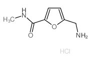 5-(aminomethyl)-N-methyl-2-furamide(SALTDATA: 1HCl 0.025(C6H5)3PO) Structure