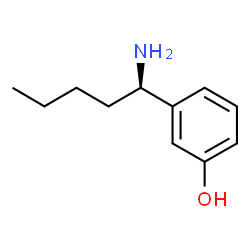 3-((1R)-1-AMINOPENTYL)PHENOL结构式