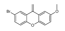 2-bromo-7-methoxy-9-methylene-9H-xanthene结构式