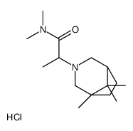 dimethyl-[2-(5,8,8-trimethyl-3-azabicyclo[3.2.1]octan-3-yl)propanoyl]azanium,chloride结构式