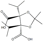 (4S,5S)-2,2-二甲基-1,3-二氧-4,5-二甲酸 4,5-双异丙酯结构式