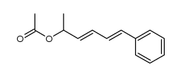 acetic acid (2E,4E)-1-methyl-5-phenyl-penta-2,4-dienyl ester Structure