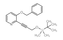 3-(Benzyloxy)-2-(3-((tert-butyldimethylsilyl)oxy)prop-1-yn-1-yl)pyridine picture