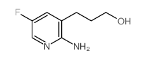 3-(2-Amino-5-fluoropyridin-3-yl)propan-1-ol Structure