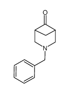 3-Benzyl-3-aza-bicyclo[3.1.1]heptan-6-one structure