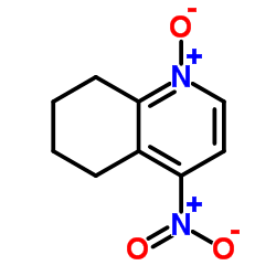 4-Nitro-1-oxido-5,6,7,8-tetrahydroquinolin-1-ium structure